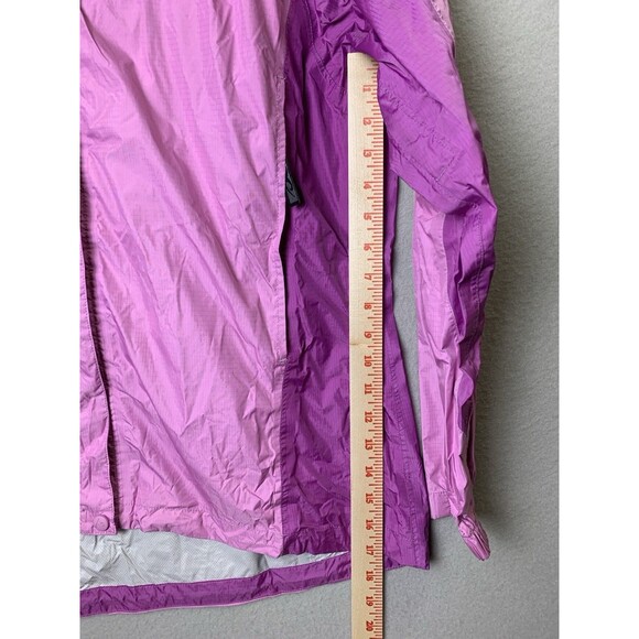 MARMOT Jacket Women’s Size XL Pink Hooded Rain Waterproof Packable Windbreaker - Picture 8 of 9